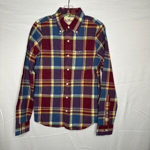 Hollister Plaid Button Down Top
